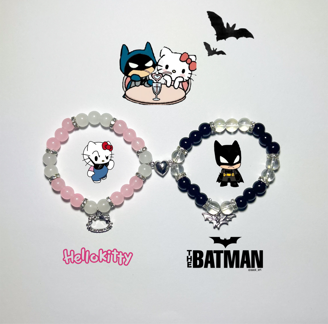 BATMAN & HELLO KITTY BRACELETS FOR COUPLES