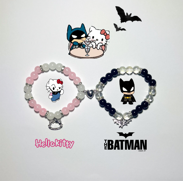 BATMAN & HELLO KITTY BRACELETS FOR COUPLES
