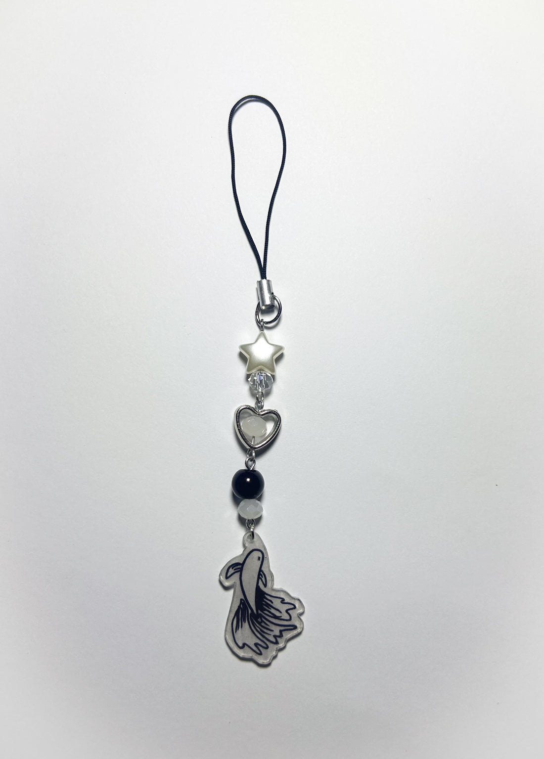 BETA FISH INSPIRED PHONE CHARM