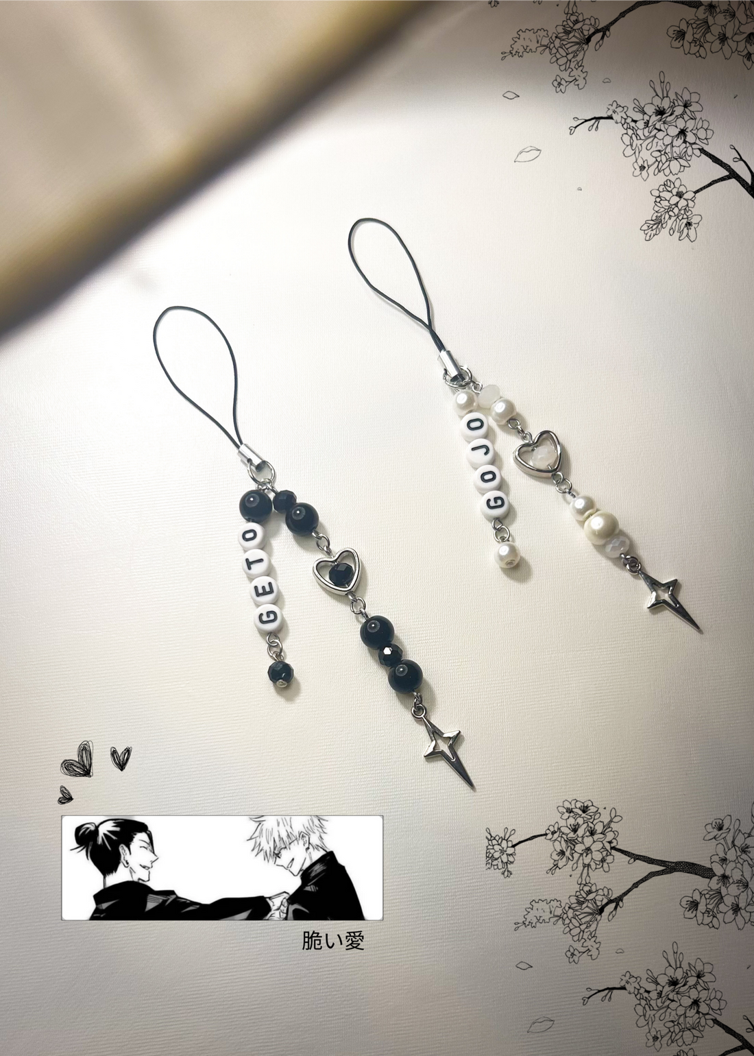 Gojo & Geto Inspired Phone Charm