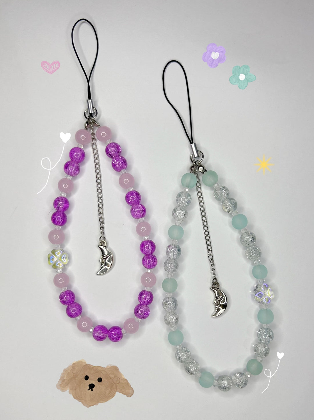 🌙✨MOONLIT BLOOM PHONE CHARM✨🌸