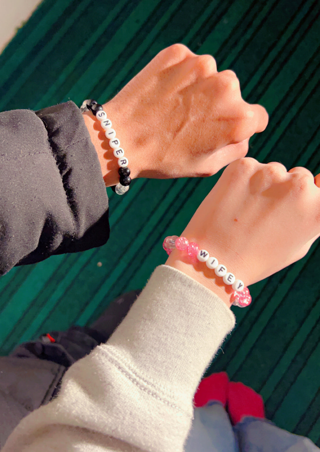 SNIPER & WIFEY MATCHING BRACELETS