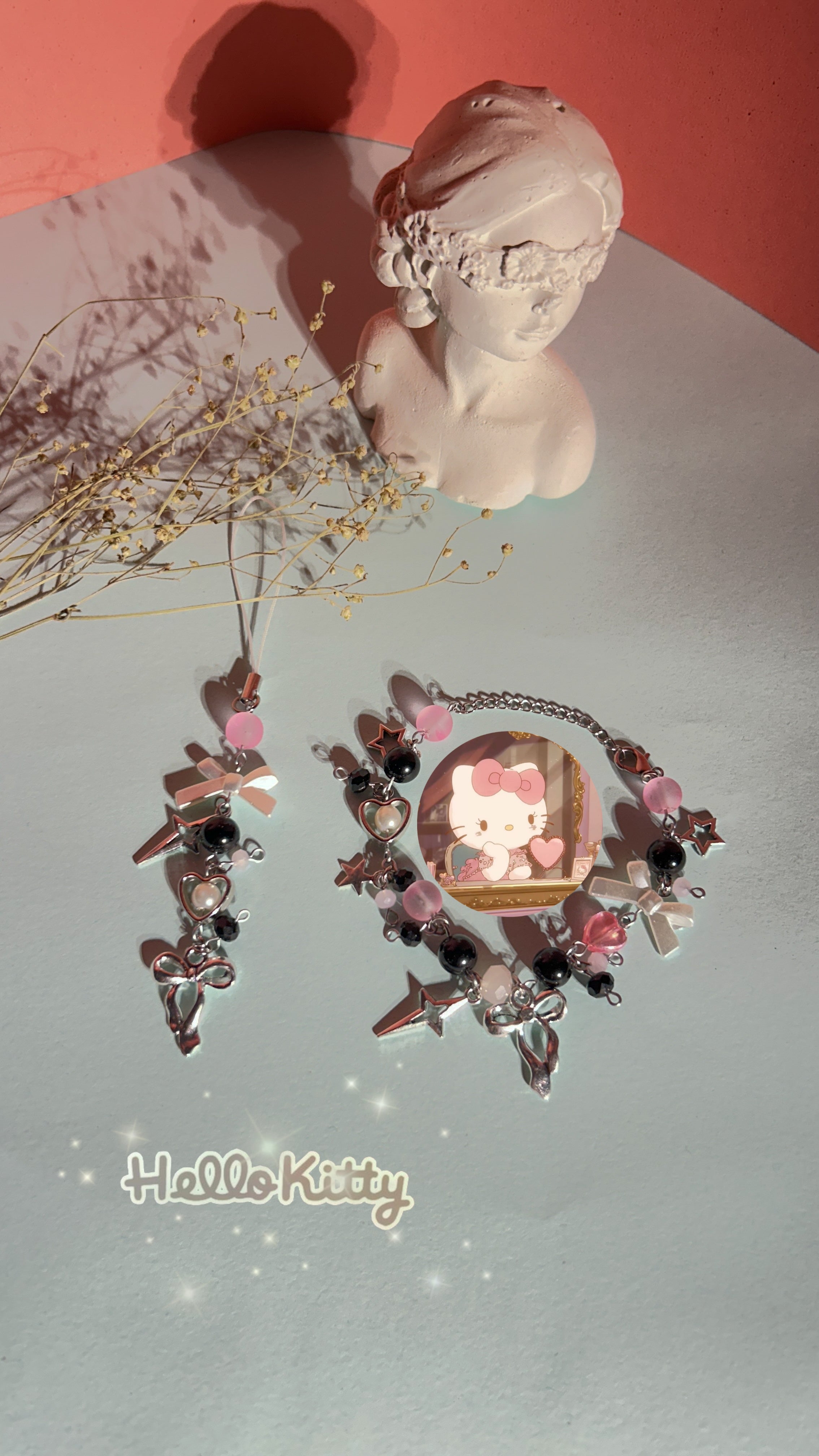 HELLOKITTY COMBO (BRACELET & PHONE CHARM)