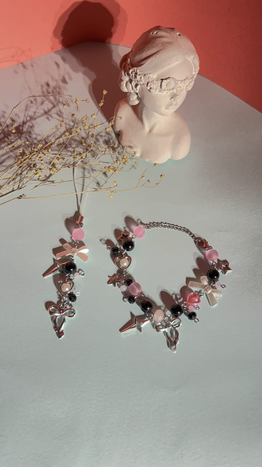 HELLOKITTY COMBO (BRACELET & PHONE CHARM)