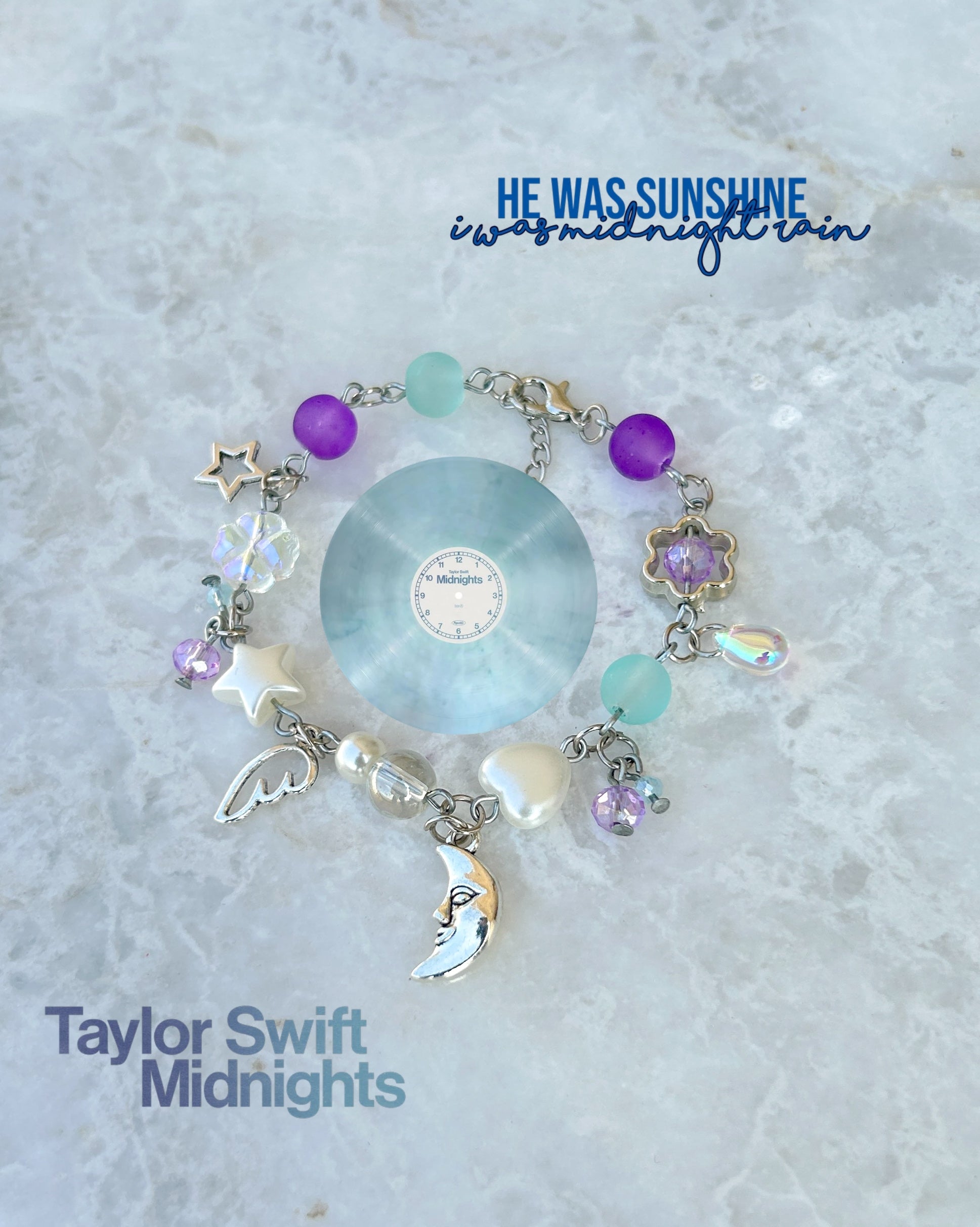 TAYLOR SWIFT MIDNIGHT INSPIRED BRACELET