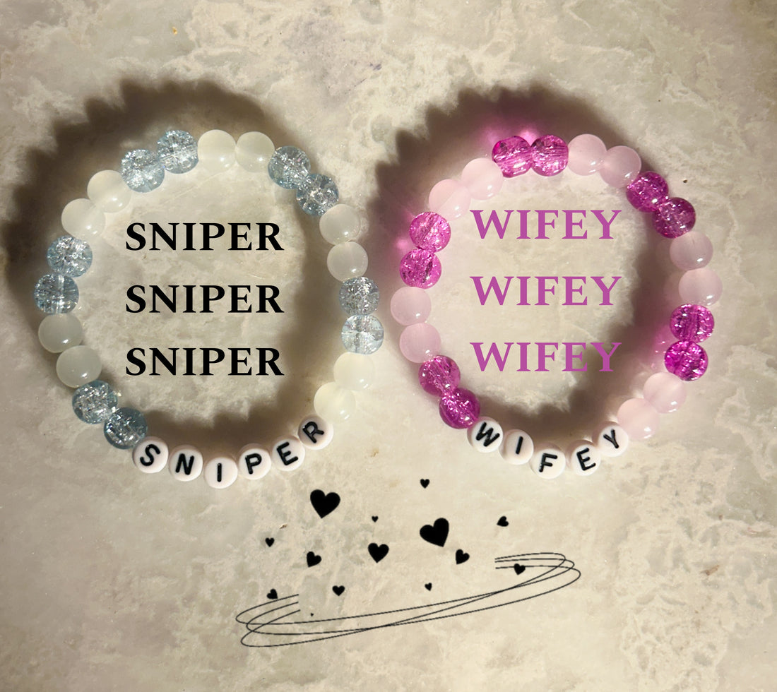 MOST TRENDING SNIPER & WIFEY COUPLE BRACELETS