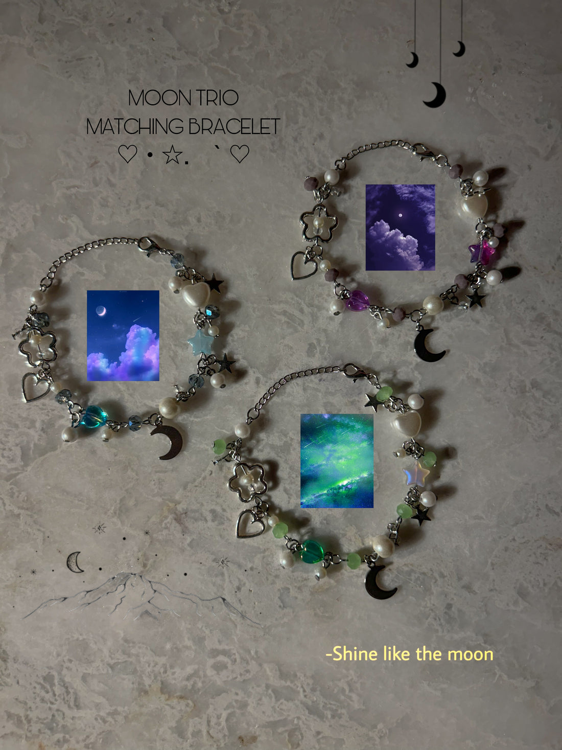 MOON MATCHING BRACELETS